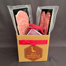 Carica l'immagine nel visualizzatore di Gallery, 2503 - CESTA LOMELLINA - SALAME D'OCA ORIGINALE e COMPOSTA DI BREME