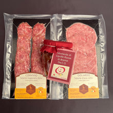 Carica l'immagine nel visualizzatore di Gallery, 2502 - CESTA LOMELLINA - SALAME D'OCA ORIGINALE e MOSTARDA DI BREME
